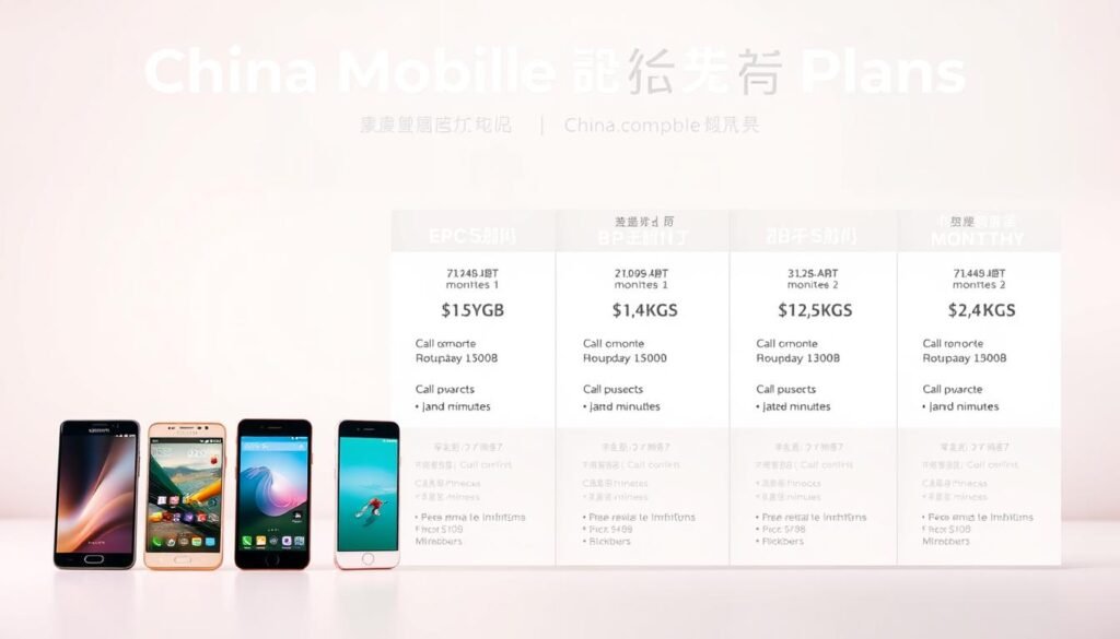 中國移動月費計劃