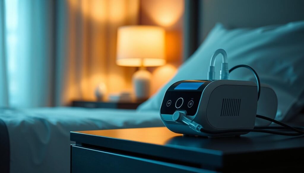 A sleek, modern iCareCPAP device rests on a nightstand, its clean lines and minimal design exuding a sense of technological sophistication. The device is bathed in soft, directional lighting, casting subtle shadows that accentuate its form. In the background, a serene, blurred bedroom scene sets the stage, suggesting a tranquil, restful environment. The iCareCPAP device appears as the central focus, its purpose and function evident through its intuitive controls and discreet air tubes, ready to assist the user in achieving a restful, restorative sleep. A sleek, modern iCareCPAP device rests on a nightstand, its clean lines and minimal design exuding a sense of technological sophistication. The device is bathed in soft, directional lighting, casting subtle shadows that accentuate its form. In the background, a serene, blurred bedroom scene sets the stage, suggesting a tranquil, restful environment. The iCareCPAP device appears as the central focus, its purpose and function evident through its intuitive controls and discreet air tubes, ready to assist the user in achieving a restful, restorative sleep.