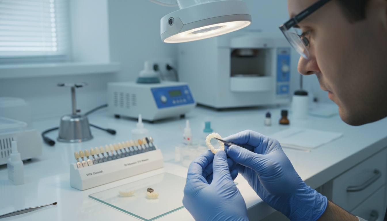 全瓷冠色澤調整技術