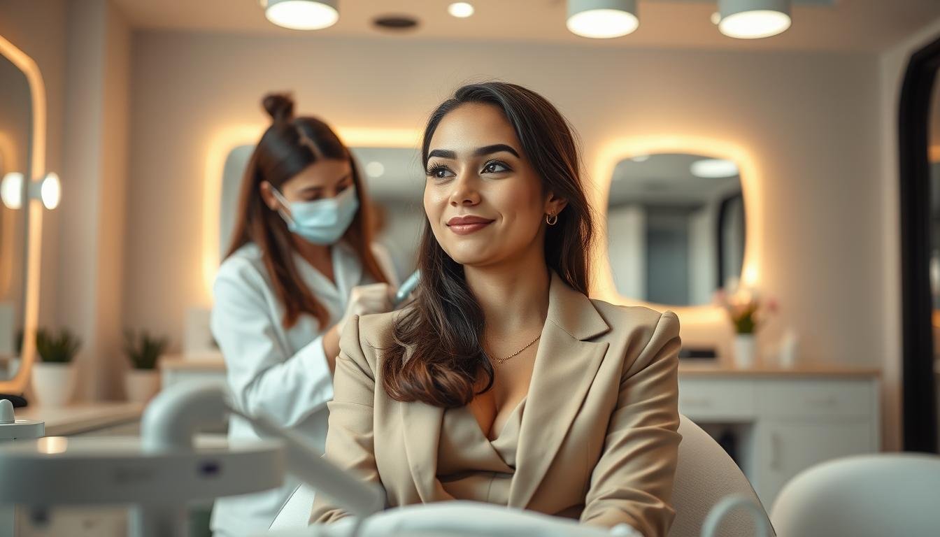 年輕女性脫毛體驗