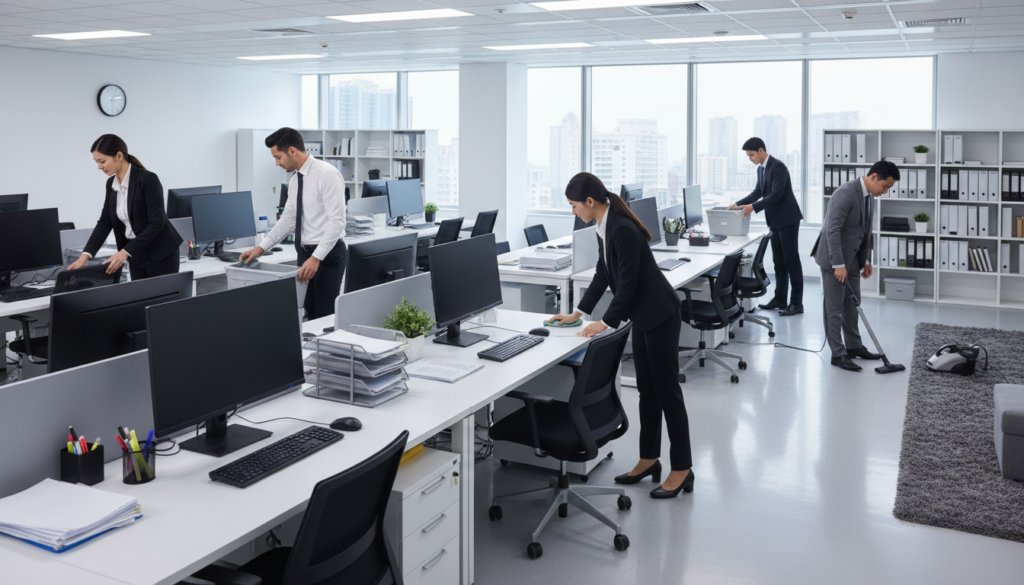 辦公室清潔, 寫字樓清潔